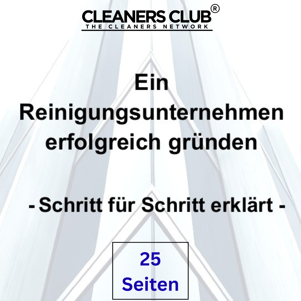 Ein Reinigungsunternehmen erfolgreich gründen