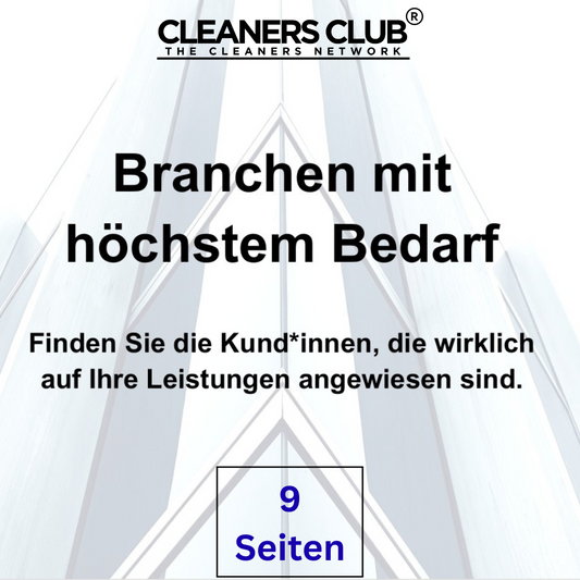 Branchen mit höchstem Bedarf